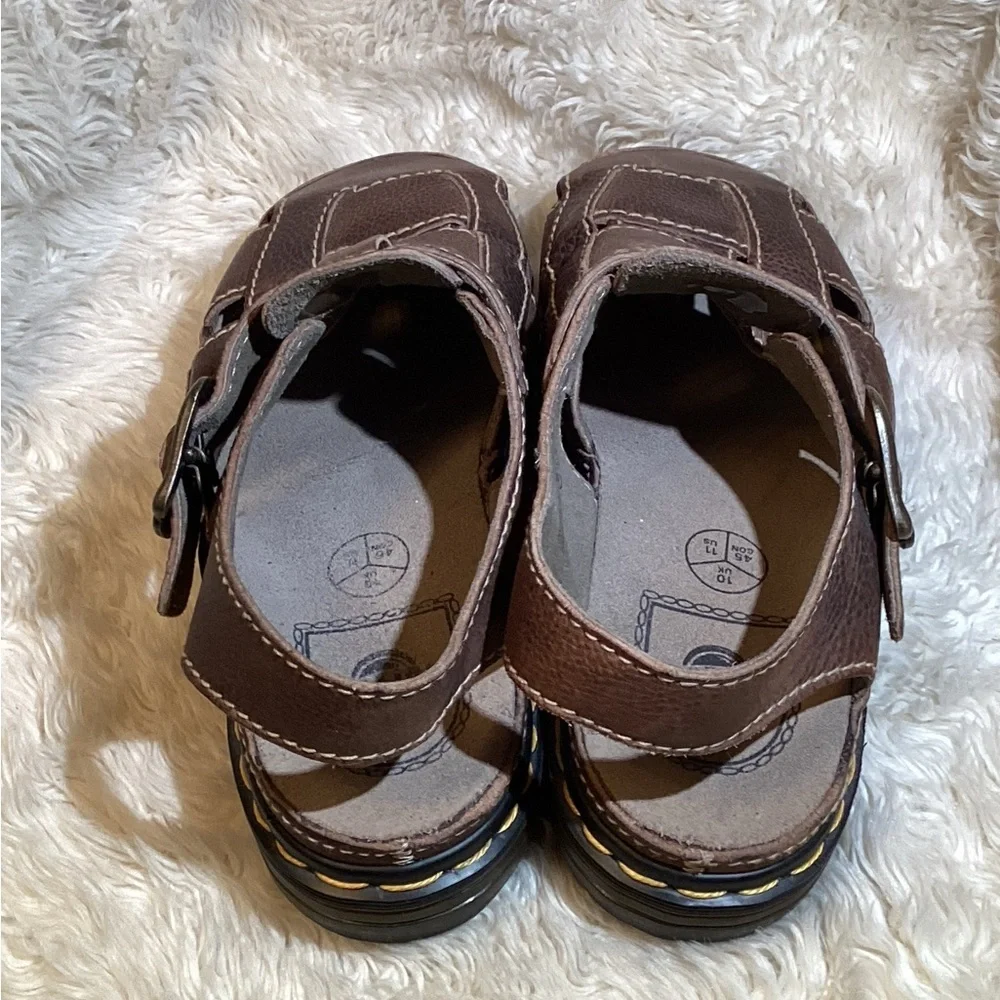 Dr. Martens Mens Brown Leather Sandals size 11